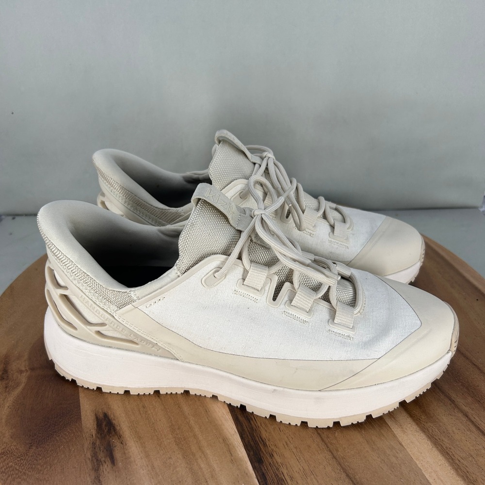 Kizik Wasatch Bone White Hands-Free Sneakers DWASSD06-2E Mens 9.5 Womens 11